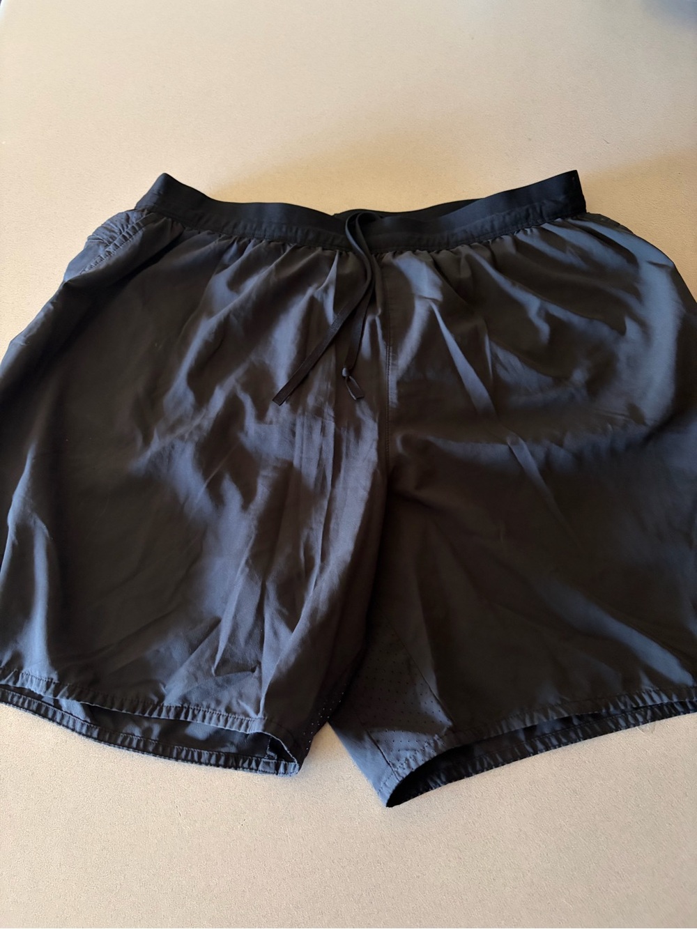 Nike Men's Black Athletic Training Shorts with Drawstring
